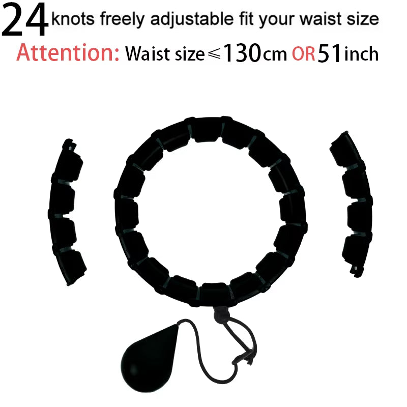 32/20/24/28 Adjustable Sport Hoops Thin Waist Exercise Detachable Massage Hoops Fitness Equipment Gym Home Training Weight Loss