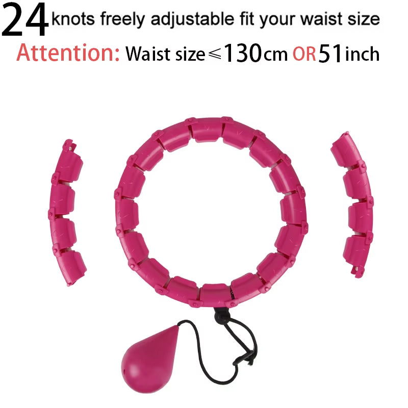 32/20/24/28 Adjustable Sport Hoops Thin Waist Exercise Detachable Massage Hoops Fitness Equipment Gym Home Training Weight Loss