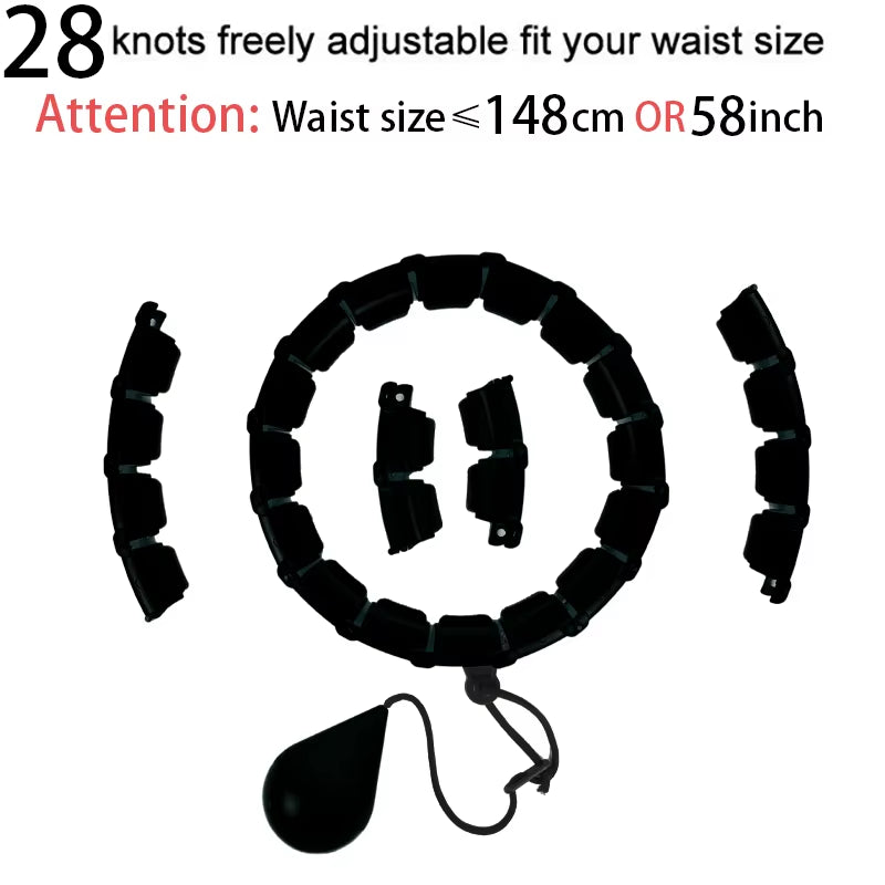 32/20/24/28 Adjustable Sport Hoops Thin Waist Exercise Detachable Massage Hoops Fitness Equipment Gym Home Training Weight Loss