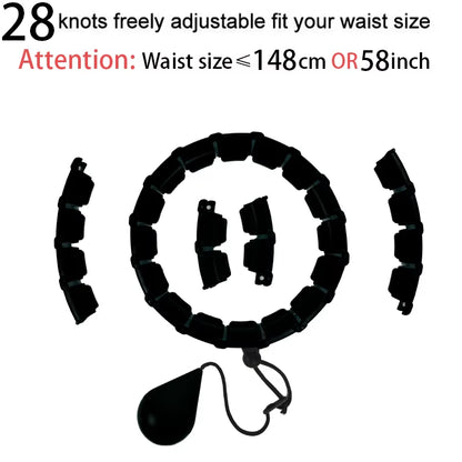 32/20/24/28 Adjustable Sport Hoops Thin Waist Exercise Detachable Massage Hoops Fitness Equipment Gym Home Training Weight Loss
