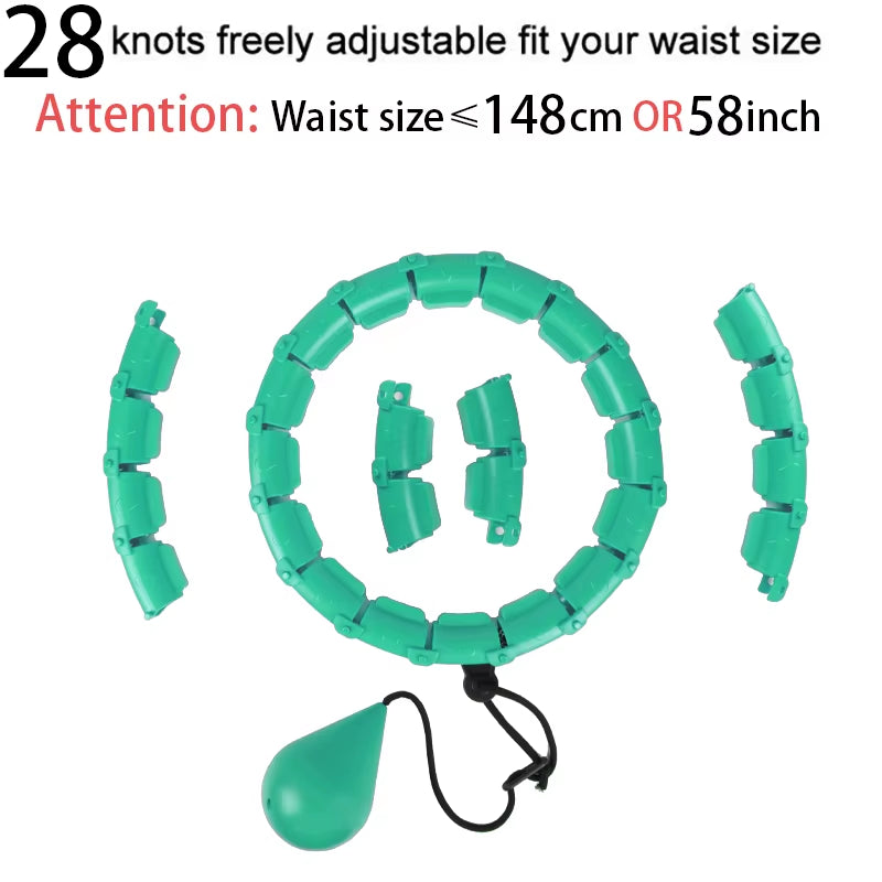 32/20/24/28 Adjustable Sport Hoops Thin Waist Exercise Detachable Massage Hoops Fitness Equipment Gym Home Training Weight Loss