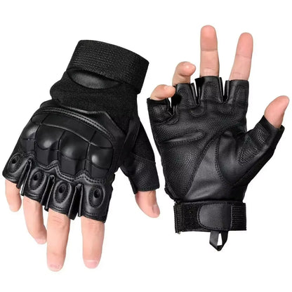 Full Finger Tactical Gloves Sports Paintball Shooting Hunting Combat Airsoft PU Leather Touch Screen Rubber Protective Gear Men