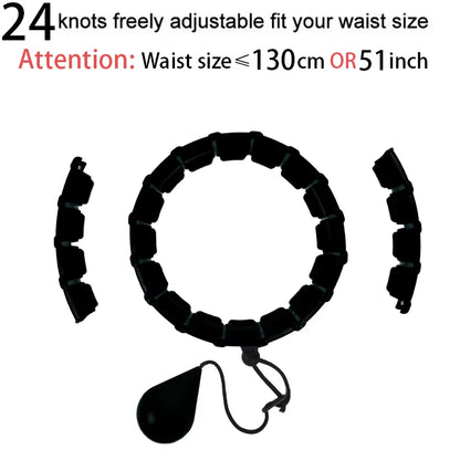 32/20/24/28 Adjustable Sport Hoops Thin Waist Exercise Detachable Massage Hoops Fitness Equipment Gym Home Training Weight Loss