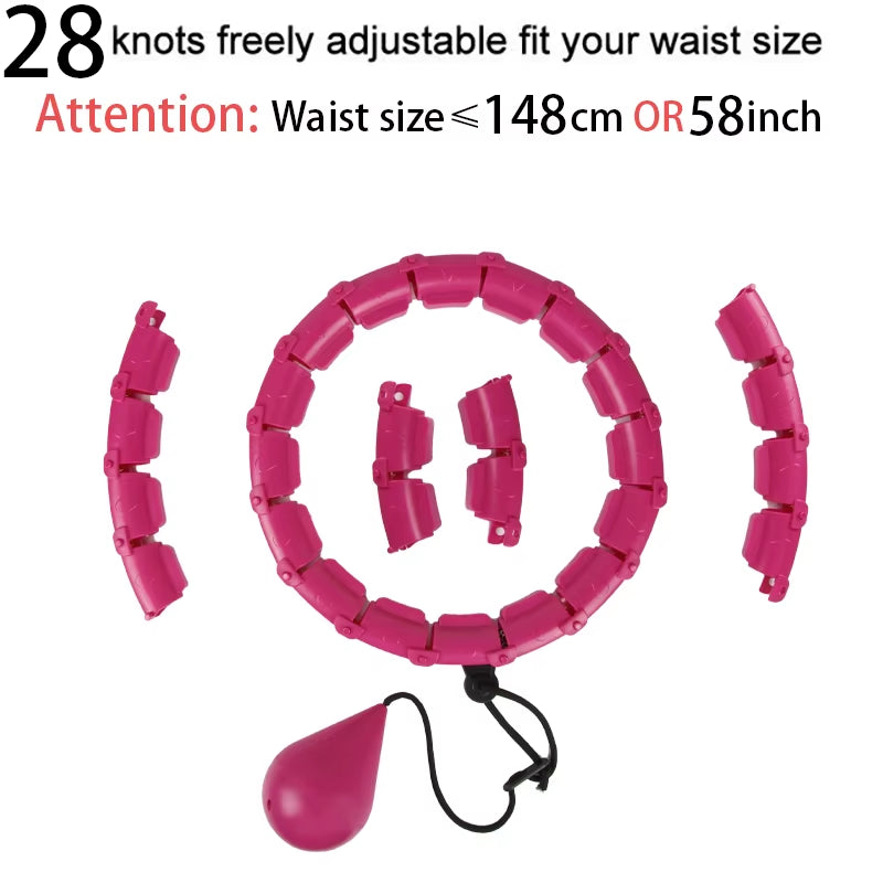 32/20/24/28 Adjustable Sport Hoops Thin Waist Exercise Detachable Massage Hoops Fitness Equipment Gym Home Training Weight Loss