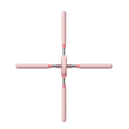 Yoga Hunchback Corrector Adjustable Stainless Steel Body Stick Cross Open Back Standing Training Stick Gym Home Sports Equipment