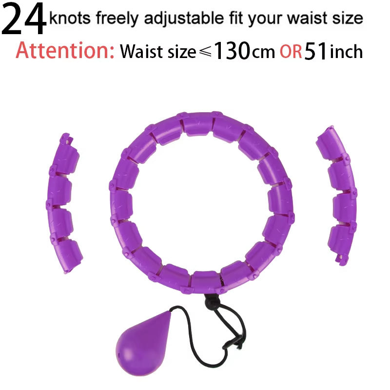 32/20/24/28 Adjustable Sport Hoops Thin Waist Exercise Detachable Massage Hoops Fitness Equipment Gym Home Training Weight Loss